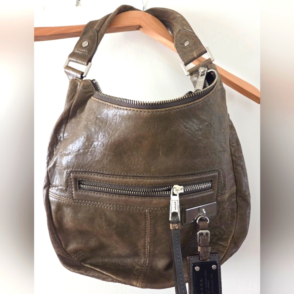 LAMB Brown Leather Women's Bag